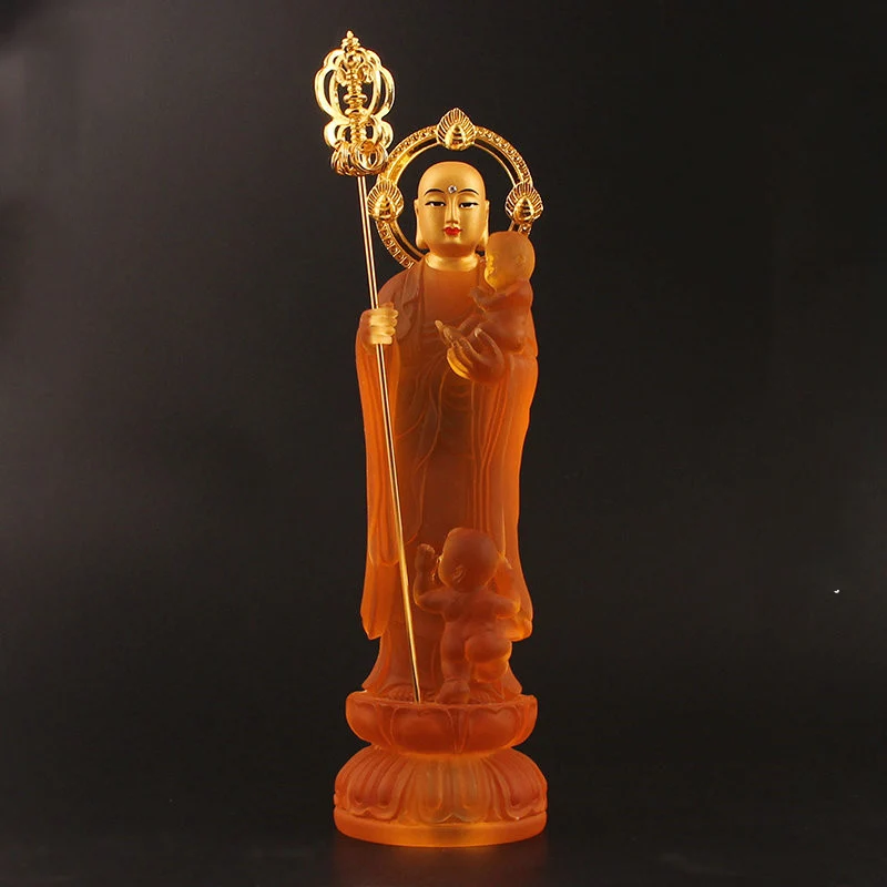 

The statue of the Buddha statue of the Tibetan king is a son of Tibetan bodhisattva Buddhism