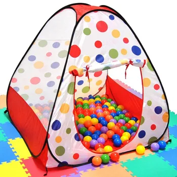 

Free Shipping Kids Out & Indoor Play Tent Safety Ocean Ball Pit Playpen Convenient Tentage TY340287