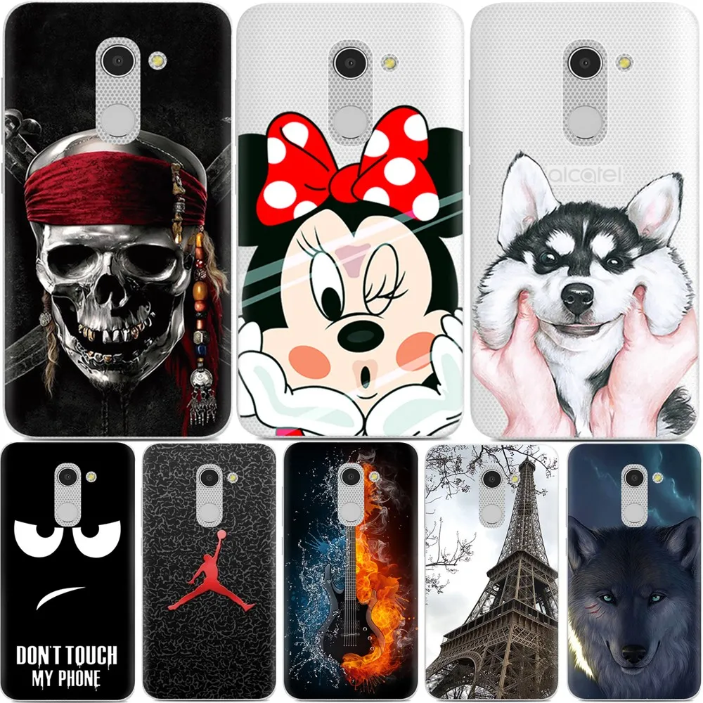 

For Alcatel A3 5.0 case silicone cover cool design painting back cover soft tpu case Alcatel A3 5.0 funda Alcatel A3 case 5.0