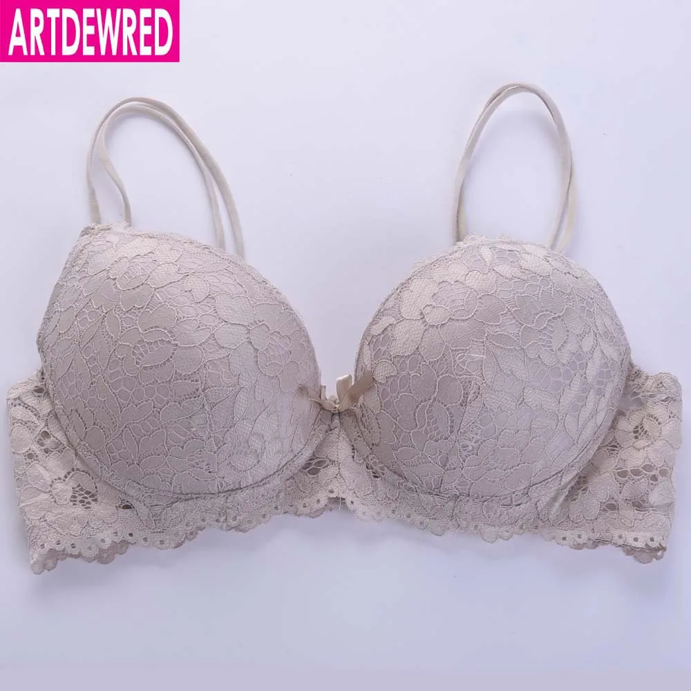 ARTDEWRED Brand Women Lace Push Up Bra Top Cups Clothing Lingerie Sexy Plus Size Bra Crossover design sujetador 36 38 40 42 44