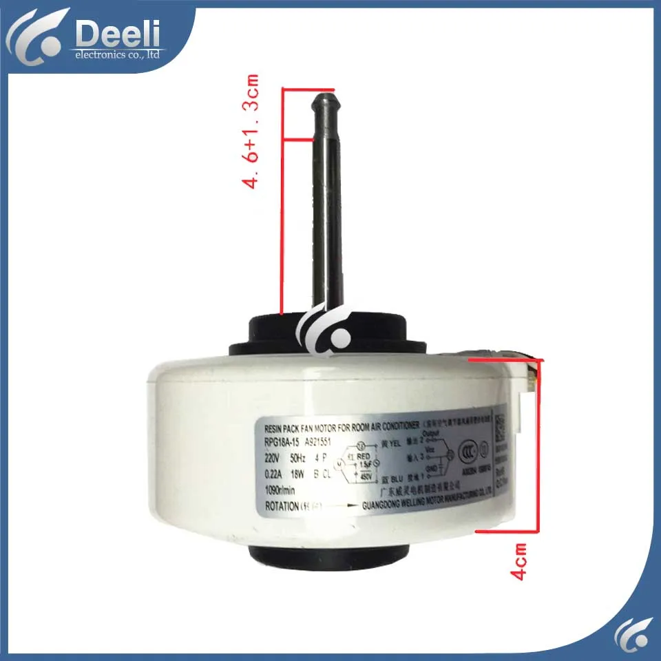 

new good working for Air conditioner inner machine motor YYW20-4-5065 RPG18A-15 T26N4P A921544 long Motor fan