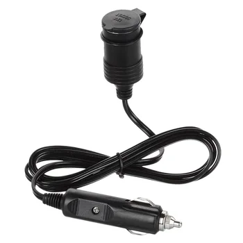 

Jtron 12V 10A car cigarette lighter socket splitter extension cord 140cm cable