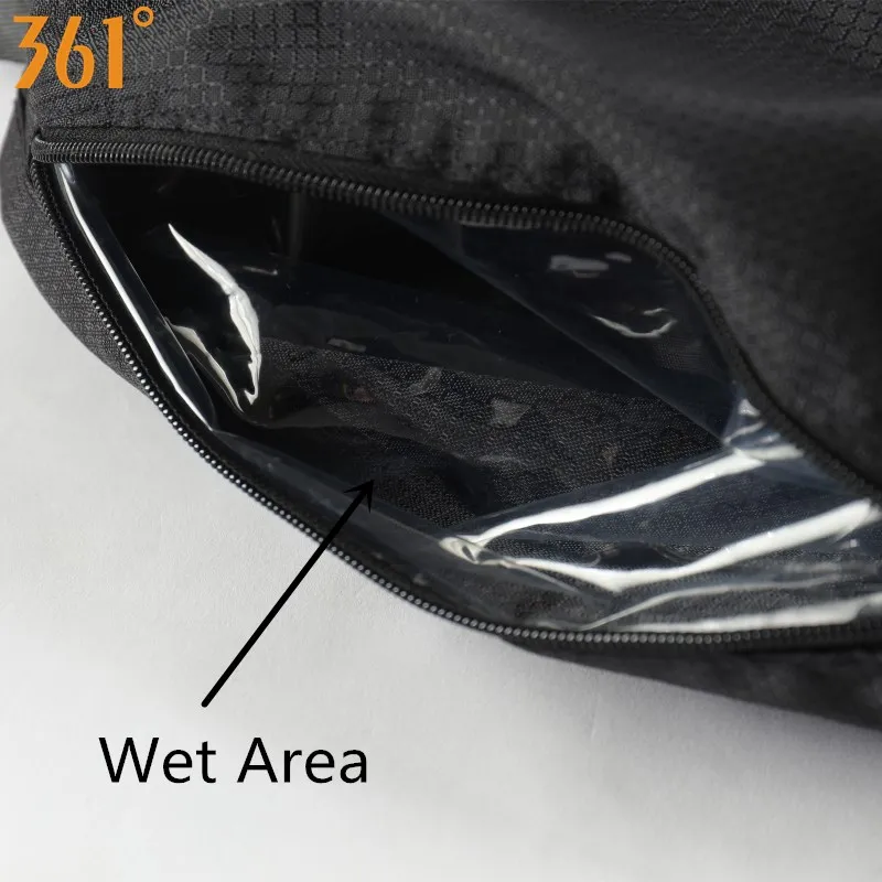 361 Outdoor Sports Backpack Swimming Bag Waterproof Bag 25L Combo Dry Wet Bag Travel Camping Pool Beach Gym Hiking Men Women