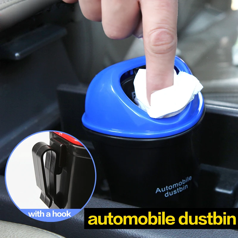 

Car Trash Bin Used in drink holder/Door side/seat back Garbage Dust Can Storage Box Case Auto Pocket Bag Stowing accessories