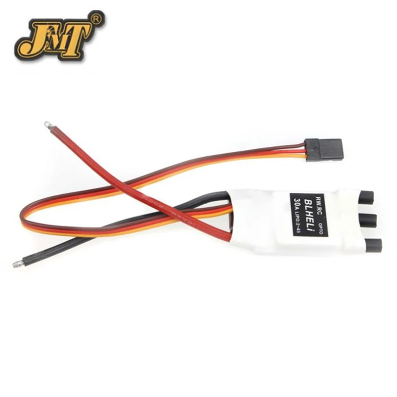 

JMT 30A SimonK Blheli 2-4S Lipo 5V 3A BEC Brushless ESC Mini Speed Controller for DIY RC Multicopter 350 380 Quadcopter