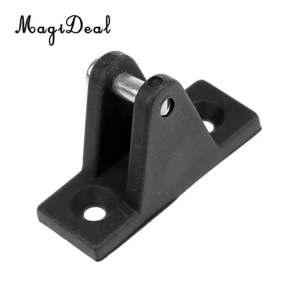 MagiDeal Boat Kayak Angled Deck Hinge Mount Black Nylon Fitting Hardware with Bolt for Inflatable Canoe Fishing Boat Dinghy Acce