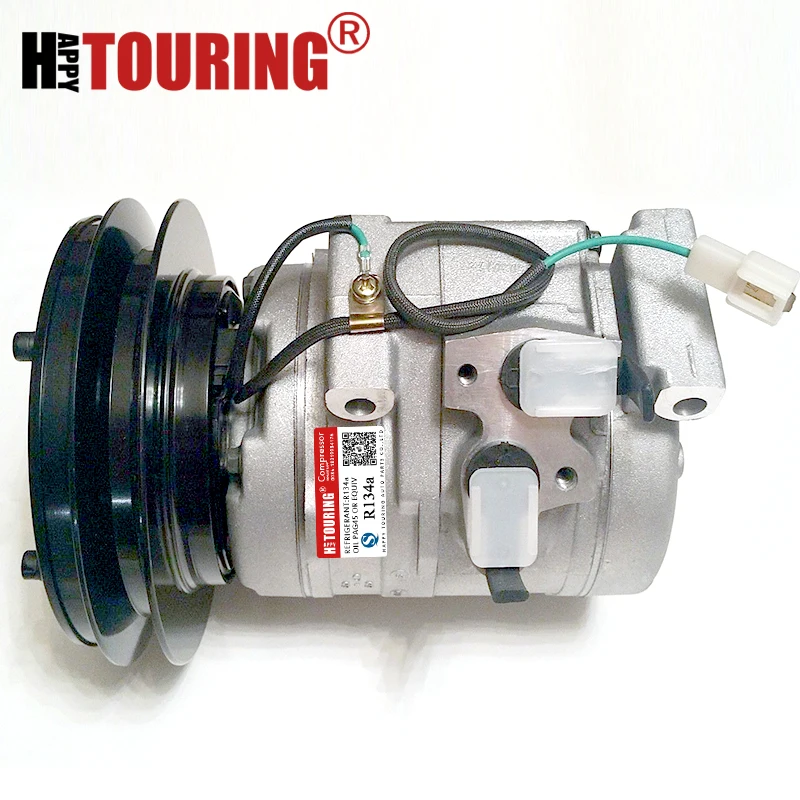 AC Compressor Caterpillar John Deere 600CLC NEW for 20Y-979-6121 10S15C 24V