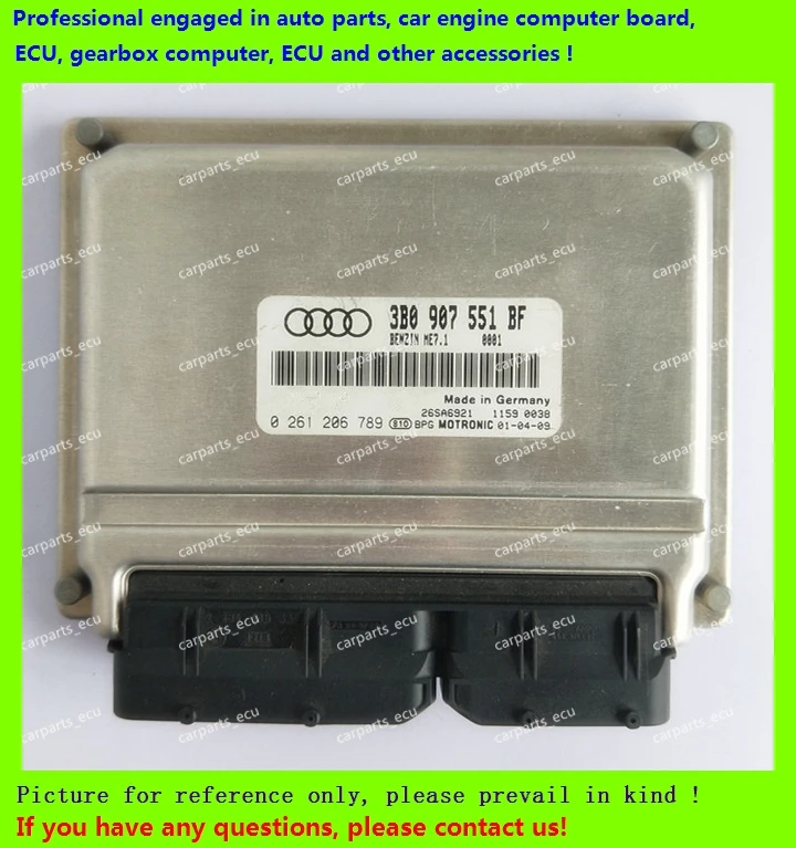 

For car engine computer board/VW Audi ECU/Electronic Control Unit/3B0907551BS/3B0 907 551 BS/3B0907551BF/3B0 907 551 BF