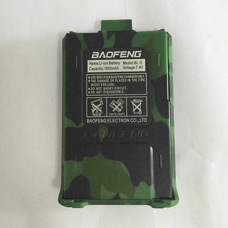 Original bao feng cb radio parts baofeng uv-5r accessories for 5RA 5RE 5r baofeng battery 2 walkie talkie li-ion battery 1800mah (1)