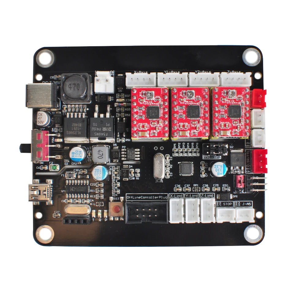 Daedalus ЧПУ потому что вы думаете в автономном режиме Управление; с Bluetooth версии 3 Axis CNC Управление; GRBL Управление Оффлайн-плата для 3018 гравировальный станок