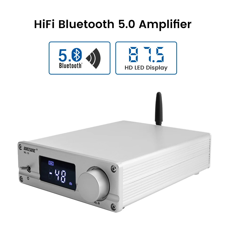 AptX Bluetooth 5,0 Hifi аудиоустройство усилитель DAC декодер не допускающий потерь конвертер 4 способ RCA Регулировка громкости входного сигнала для