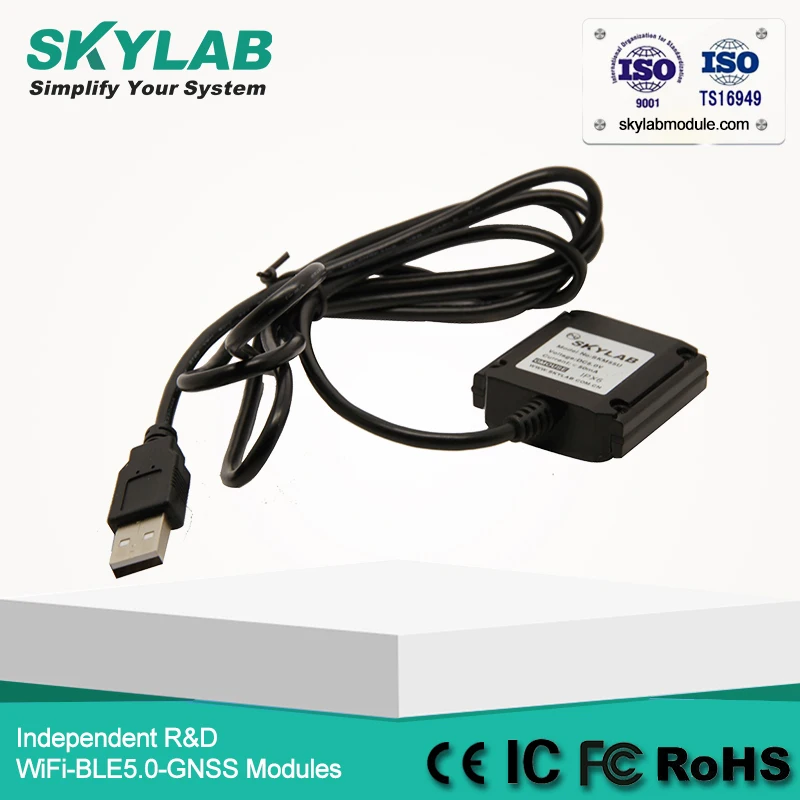 

SKYLAB SKM55 MTK3339 -165dBm NMEA 9600bps Galileo GPS USB Antenna GPS Receiver