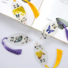 Милая классическая элегантная кисточка Закладка с бабочкой скрепка для бумаги школьные офисные принадлежности Escolar Papelaria подарочные канцелярские принадлежности