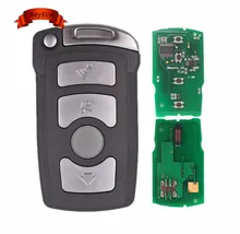 KEYECU Smart Remote Key Fob 4 Button 868MHz ID7944 for BMW CAS1 7 Series E65 E66