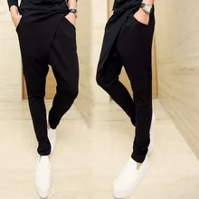 27-44, новинка, Мужская одежда, модные повседневные штаны, 2 предмета, обтягивающие брюки, штаны-шаровары, большие размеры, костюмы певицы