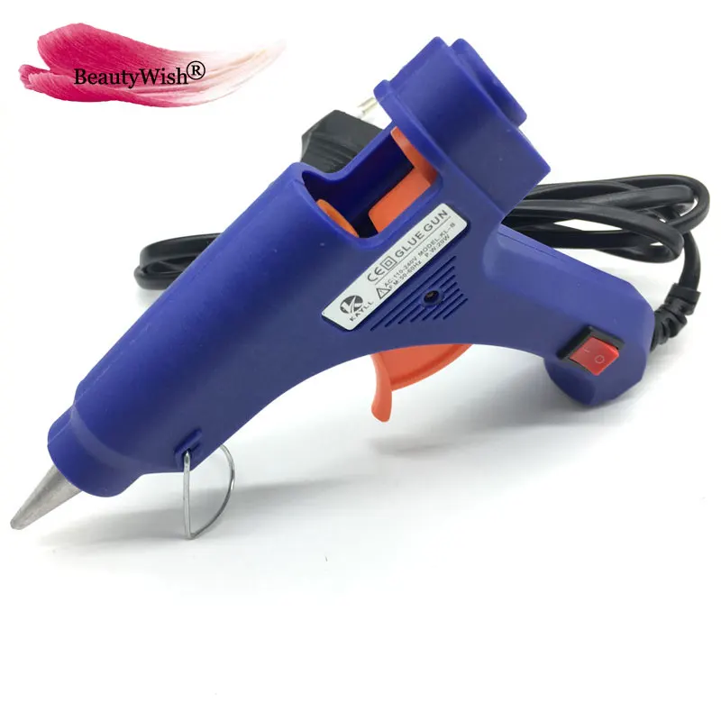 20W Professional 7mm Mini Hot Melt Glue Stick Gun High Temp Electric Heat Repair Tools for Keratin Fusion Hair Extensions 20W Professional 7mm Mini Hot Melt Glue Stick Gun High Temp Electric Heat Repair Tools for Keratin Fusion Hair Extensions