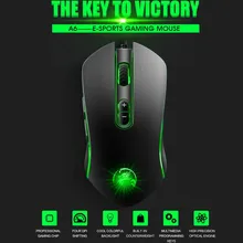 EPULA мода Проводной Мышь 3200 Точек на дюйм светодиодный оптический 7D USB проводной игровой Мышь для портативных ПК игры