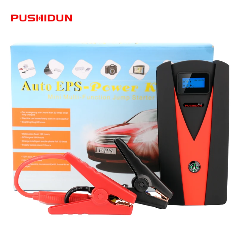 Buy PUSHIUDN 12V Power Bank Car Charger 500A Peak
