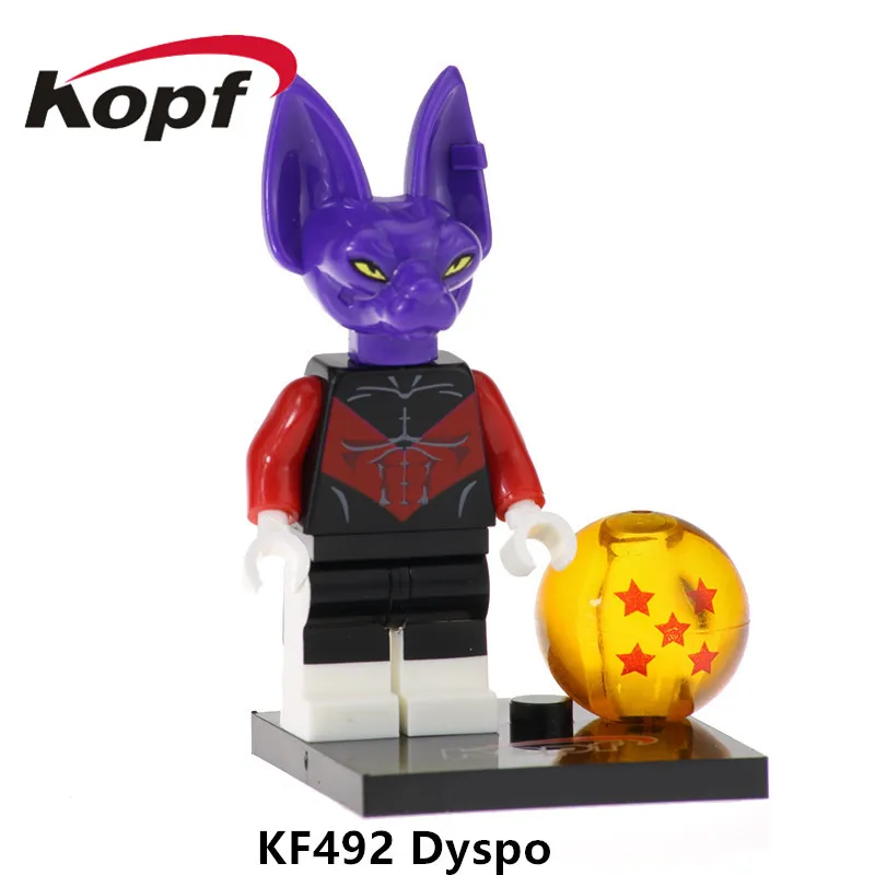 

KF492 Building Blocks Dragon Ball Z Figures Dyspo Zamasu Goku Ssj Xeno Kaio Shin Bricks Action Gift Action For Children Toys