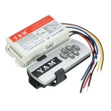 4 Channel Light Wireless ON/OFF 220V-240V Remote Control Switch + Transmitter