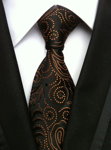 HOOYI/мужские вечерние галстуки в клетку с узором в горошек, деловые галстуки, свадебный подарок, цветочный галстук, рождественские Модные аксессуары - Цвет: Y30