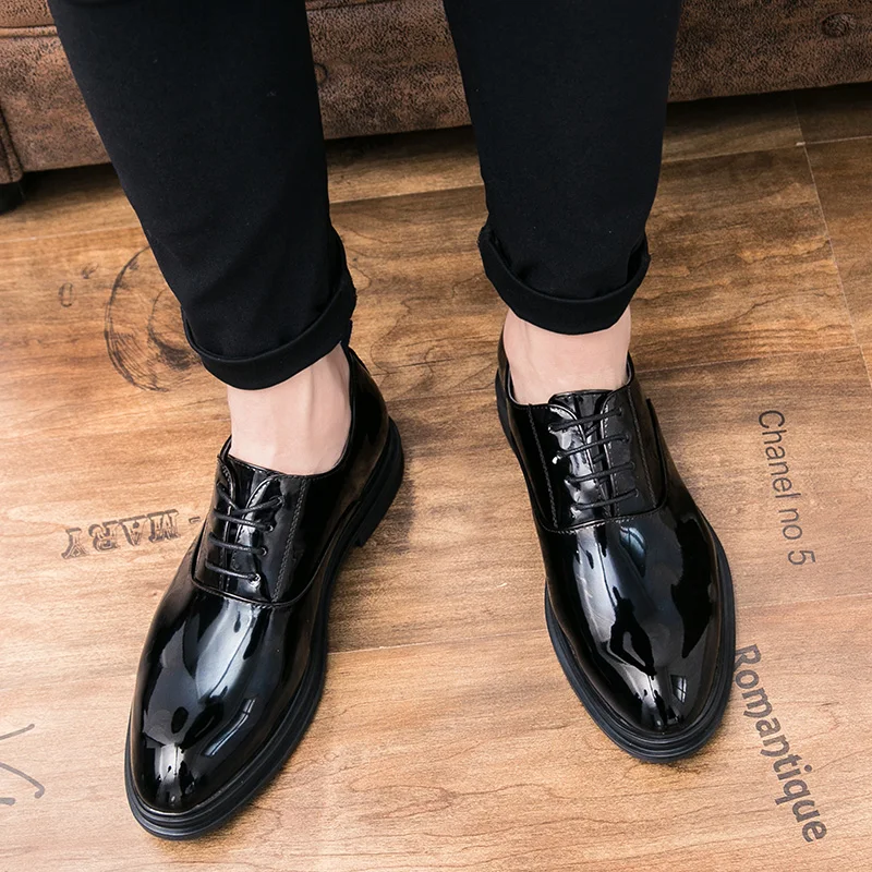 ROMMEDAL pointed toe leather oxfords formal shoes Luxury Designer wedding business elegant British style footwear Wear-Resistant ROMMEDAL pointed toe leather oxfords formal shoes Luxury Designer wedding business elegant British style footwear Wear-Resistant