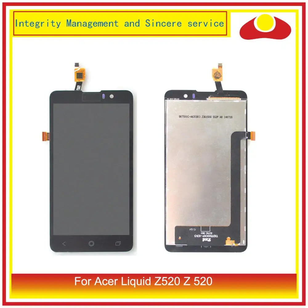 

ORIGINAL For Acer Liquid Z520 Z 520 LCD Display With Touch Screen Digitizer Sensor Panel Complete Assembly