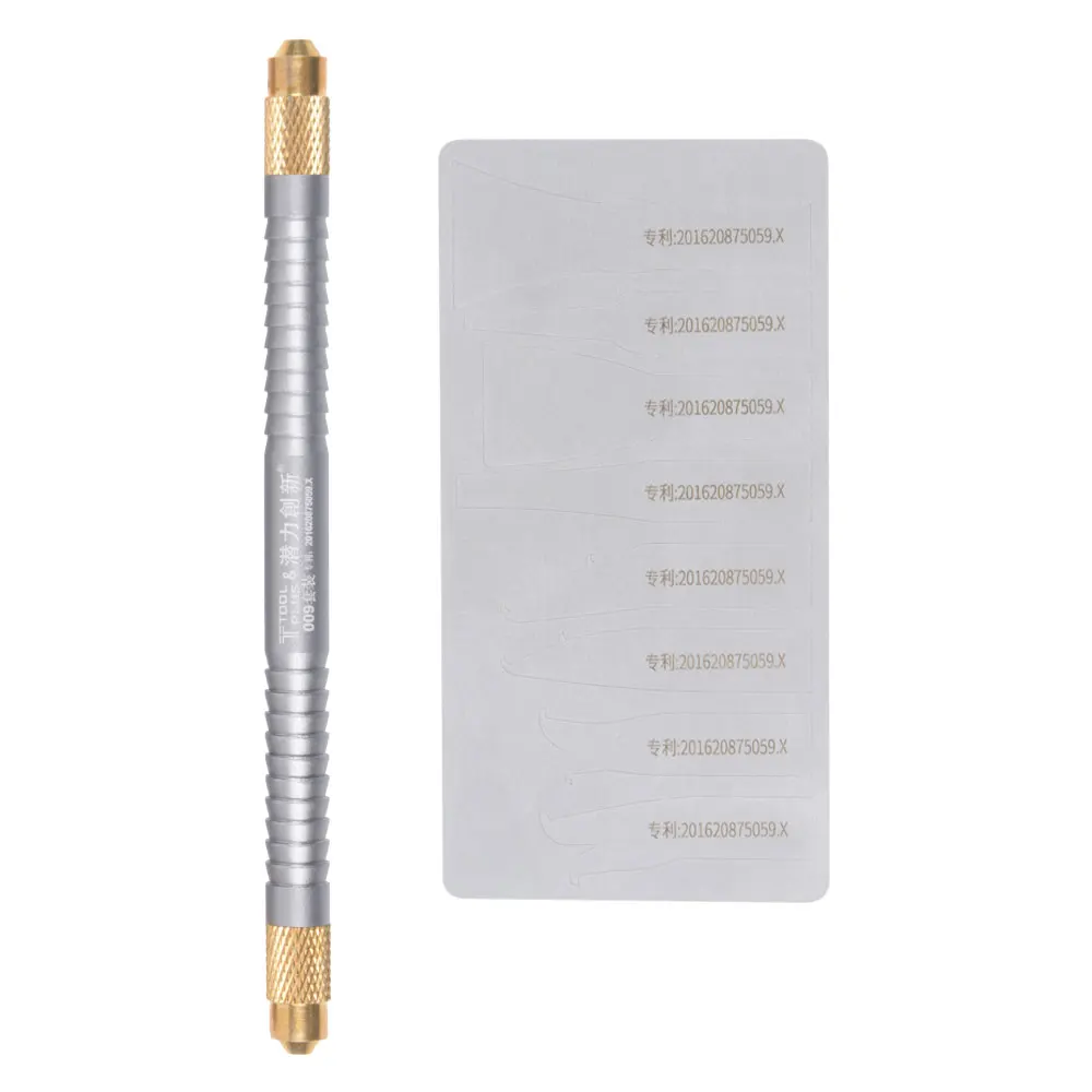 

'QL '009 9 in 1 Mobile Phone IC Chip Repair Handle with Blades Kit for iPhone Glue Remover Tools