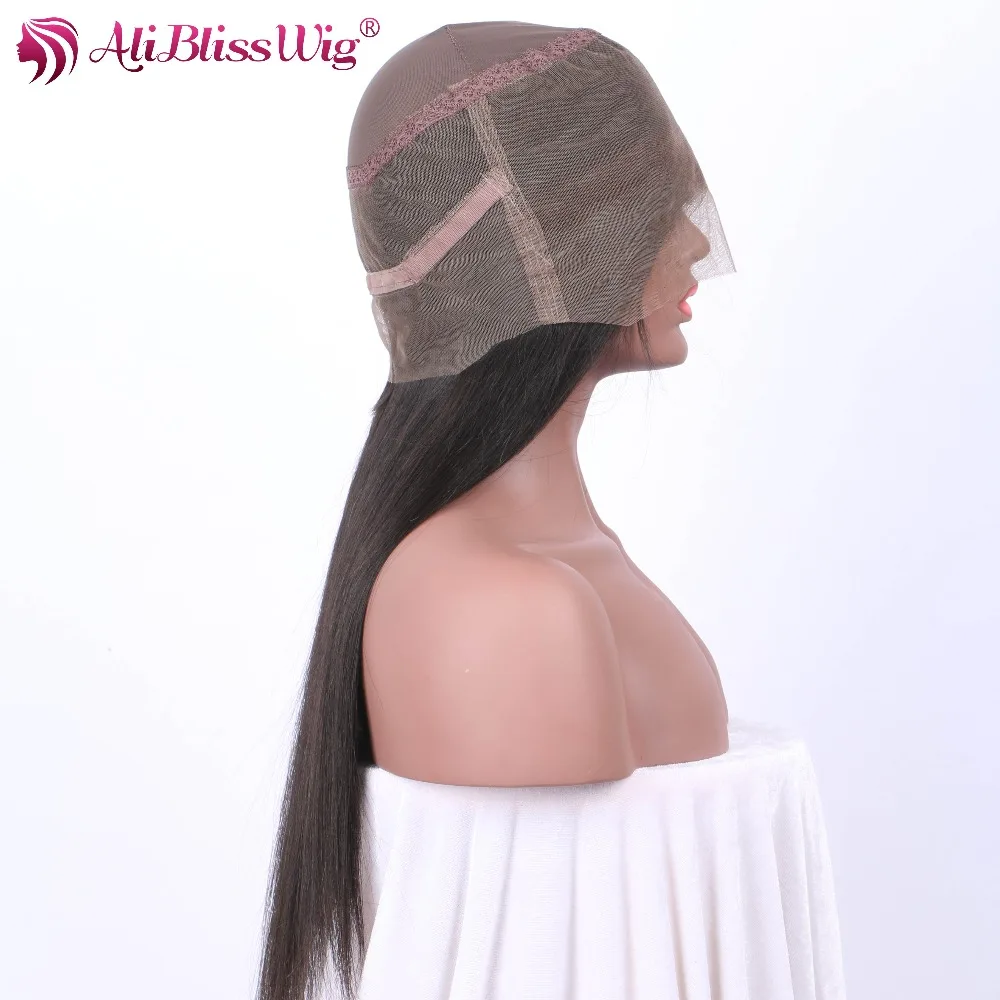 Stitched Cap 360 Lace Frontal Straight Hair Natural Hairline Virgin Hair Pre Plucked 360 Lace Frontal Closure With Baby Hair  (4)