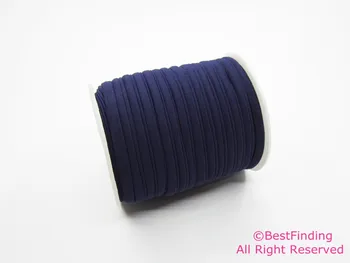 

5mm Elastic lycra cord Navy blue lycra cord stitched Lycra strip