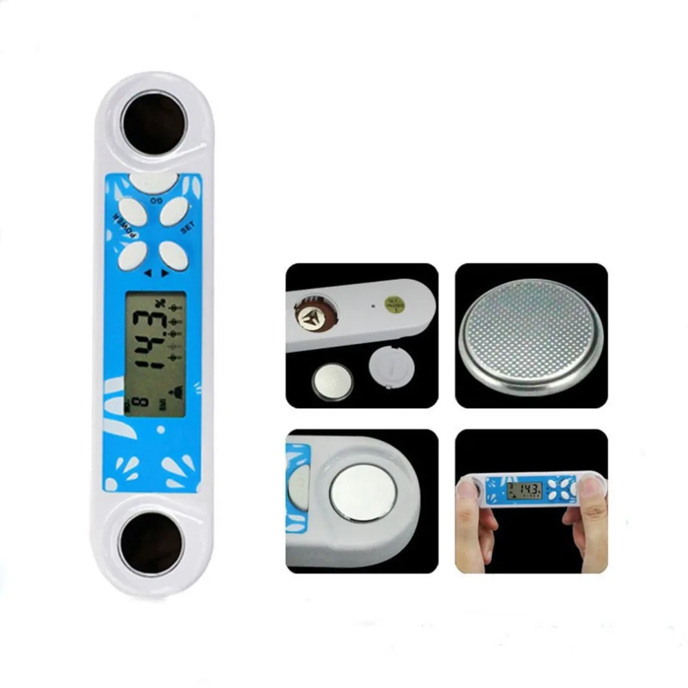 

Multifunction Fat Tester Adipose Body Fitness Measuring Instruments Mini Portable Digital Fat Analyzer with Clock Function