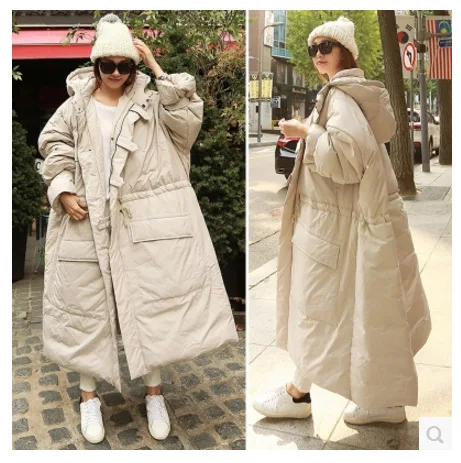 LANMREM New Fashion Hooded Loos Big Size Thick Winter Jacket 2018 Female'sfull Sleeve Oversize Black Warm Jaqueta Feminina YE705 LANMREM New Fashion Hooded Loos Big Size Thick Winter Jacket 2018 Female'sfull Sleeve Oversize Black Warm Jaqueta Feminina YE705