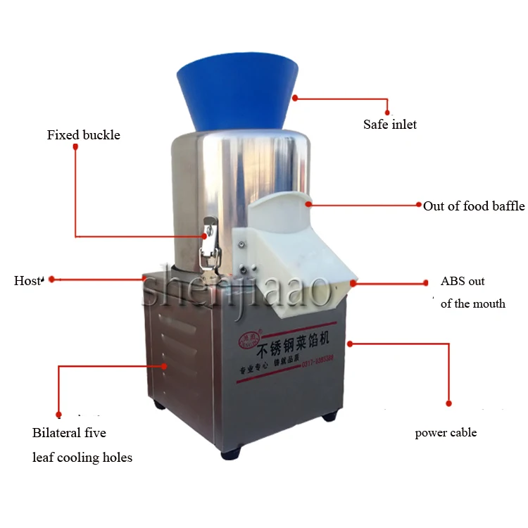 Коммерческий Электрический, для овощей, машина для резки 20 Тип 180 Вт овощей пельмени машина для наполнения машина делает измельчитель