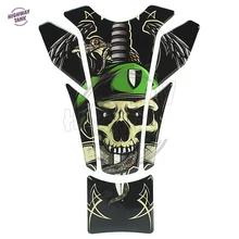  font b Motorcycle b font Sticker Death soldier Skull Gas Fuel Tank Protector Pad font