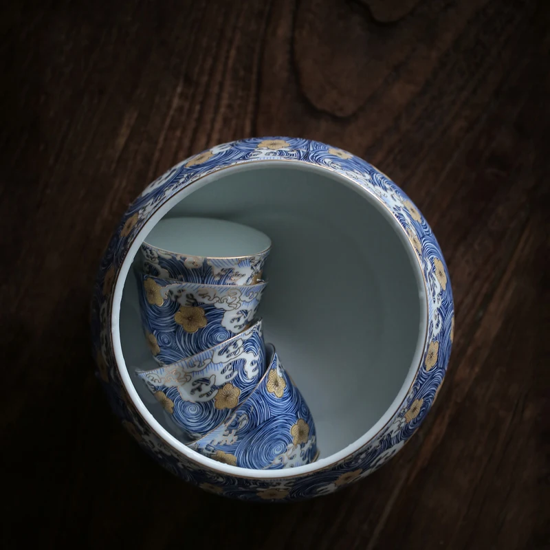 Розовый "Звездная ночь" цветной эмалированный чаши для мытья чая 1000 мл китайский чайный набор кунг-фу аксессуары для чайной церемонии контейнер для воды