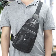 Flanker genuine leather men chest bag fashion chest pack phone crossbody bags high quality brand messenger bag male shoulder bag Flanker genuine leather men chest bag fashion chest pack phone crossbody bags high quality brand messenger bag male shoulder bag