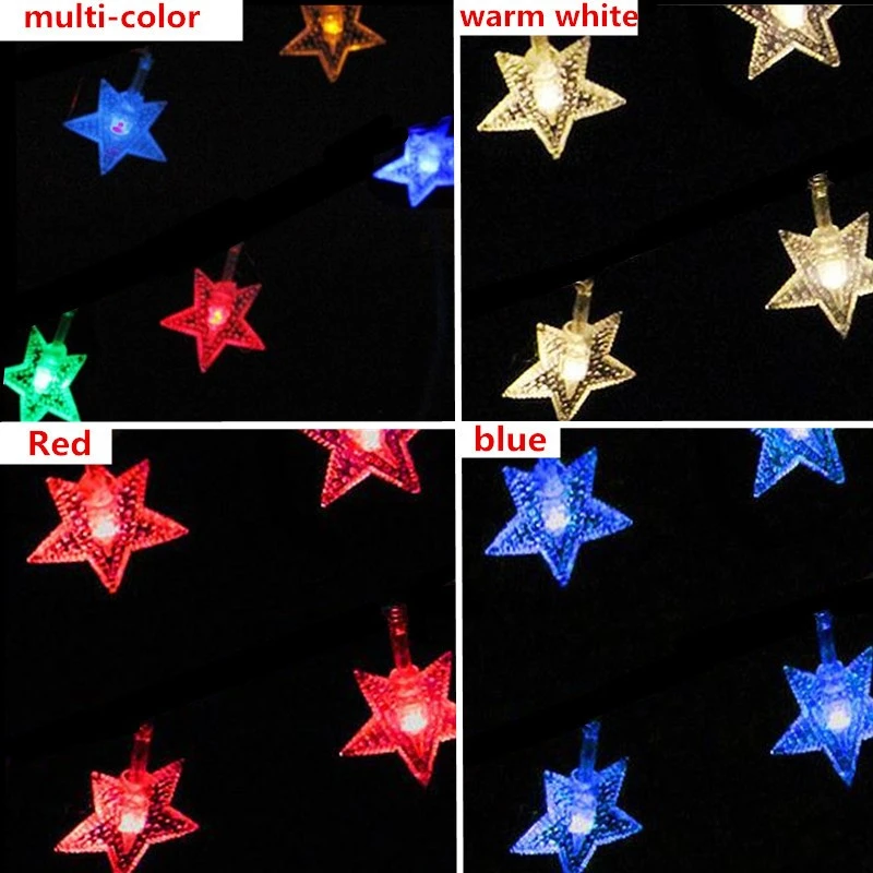 LED Star String Lights 1M/2M/5M/10M LED Fairy Lights Christmas Wedding decoration Lights Battery Operate twinkle lights