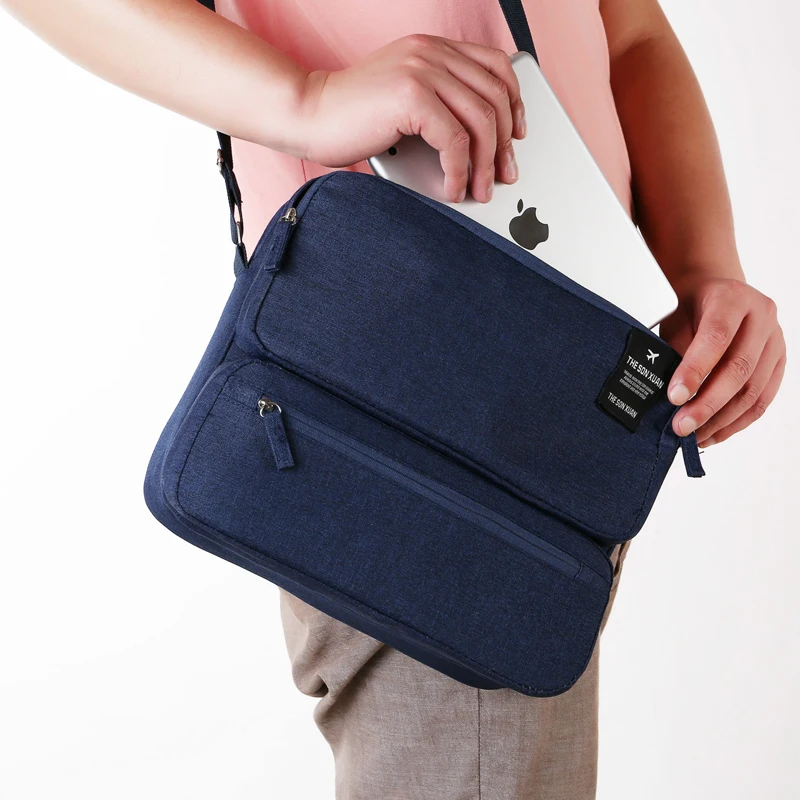 

Travel Accessories Bag Shoulder Messenger Multi-function Large IPad Bag Men Women Travel Documents Storage Luggage Package