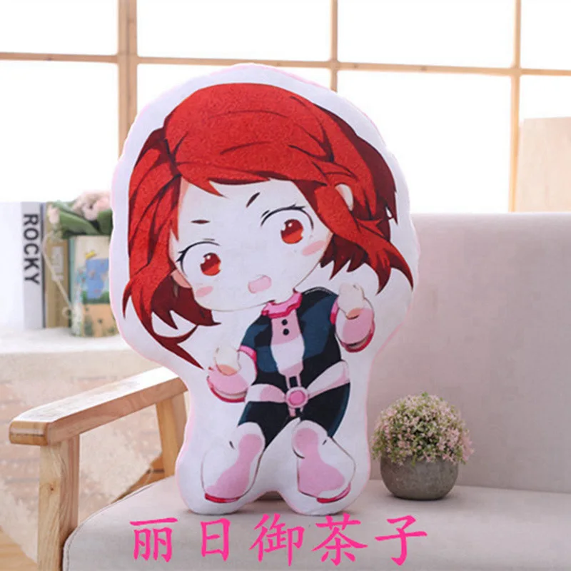 3 1 шт. 50 см Милые Мягкие Аниме Bakugou кацуки Todoroki Shoto Midoriya izku Мягкие плюшевые Boku No Hero Academy мультфильм Подушка - Цвет: 3