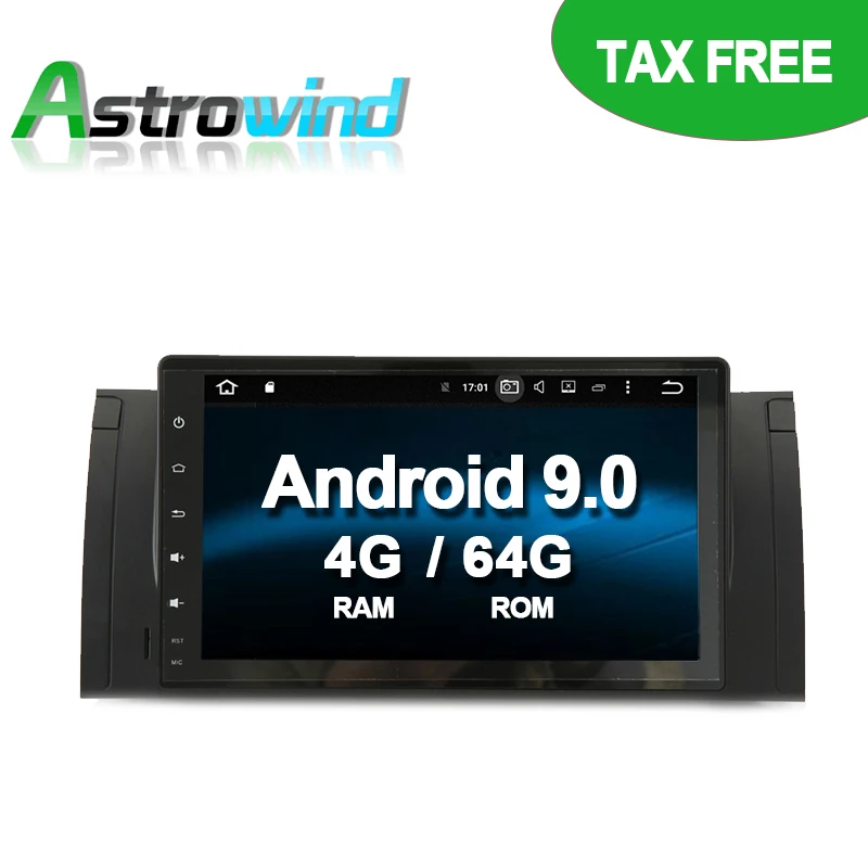64 Гб ПЗУ без налога 9 дюймов Android 0 для BMW E38 радио 5 серии E39 7 DVD GPS навигация