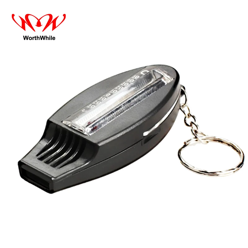 Стоящий свисток для выживания на открытом воздухе, для кемпинга, походов, спасательный аварийный дорожный инструмент, EDC брелок 4 в 1