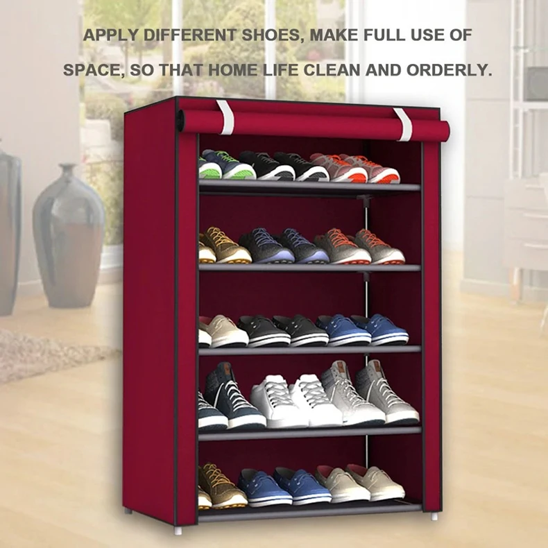 Пылезащитная Нетканая обувь для хранения прихожей полка для обуви мебель для домашнего шкафа держать комнату аккуратные экономии пространства органайзер для обуви