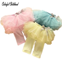Юбка-штаны для маленьких девочек леггинсы для маленьких девочек газовые штаны-пачки для маленьких детей, для танцевальной вечеринки, для детей от 12 месяцев до 3 лет, детская одежда
