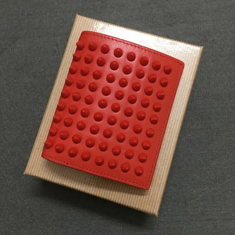 2019 Unisex Hasp Short Limited Polyester Buckle Direct Selling Mini Custom Rivet Wallet High Quality Personalized Men's Leather 2019 Unisex Hasp Short Limited Polyester Buckle Direct Selling Mini Custom Rivet Wallet High Quality Personalized Men's Leather