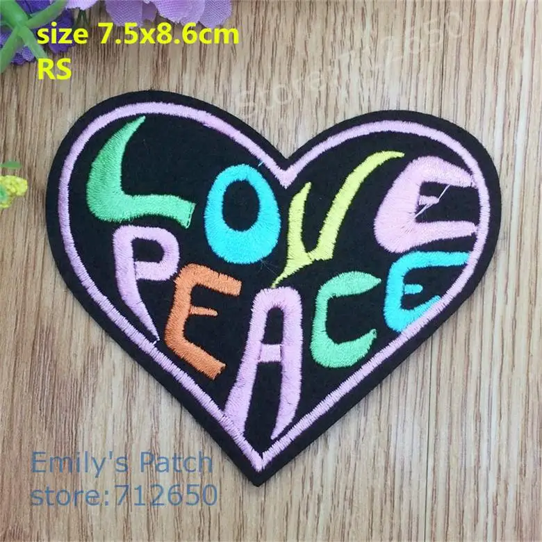 Новое поступление Love Peace label вышитые термонаклейки мультфильм образец аппликации одежда шляпа обувь сумка декор вышивка аксессуар - Цвет: 10 pcs of style 20