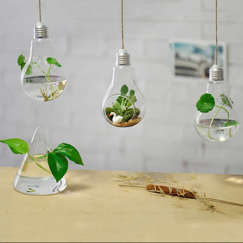 Hanging Glass Lightbulb Vases Creativelab Store
