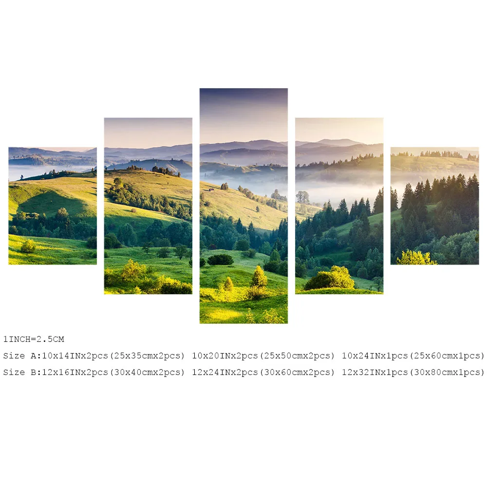 Hot QKART Panels Landscape Cloud Mountain Trestle Painting Trees Hot QKART Panels Landscape Cloud Mountain Trestle Painting Trees