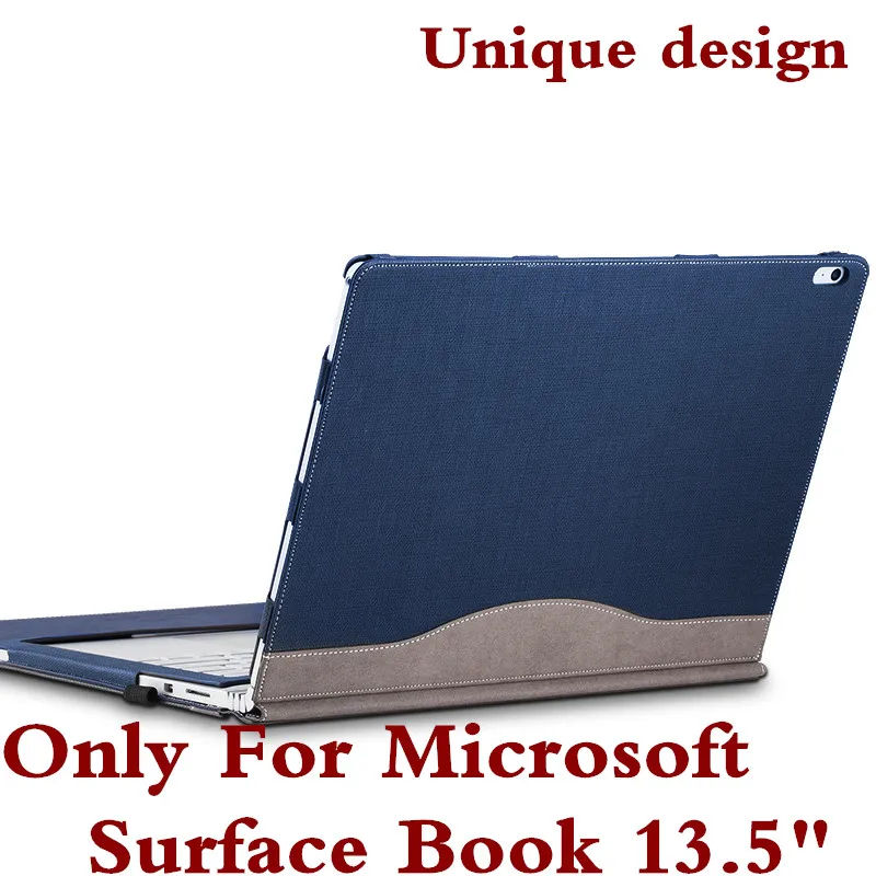 Desmontable de la Cubierta Para Microsoft Surface Book2 Libro 13.5 Tablet Laptop Sleeve Caso de la PU de Cuero Protectora de La Piel Cubierta Del Teclado de Regalo
