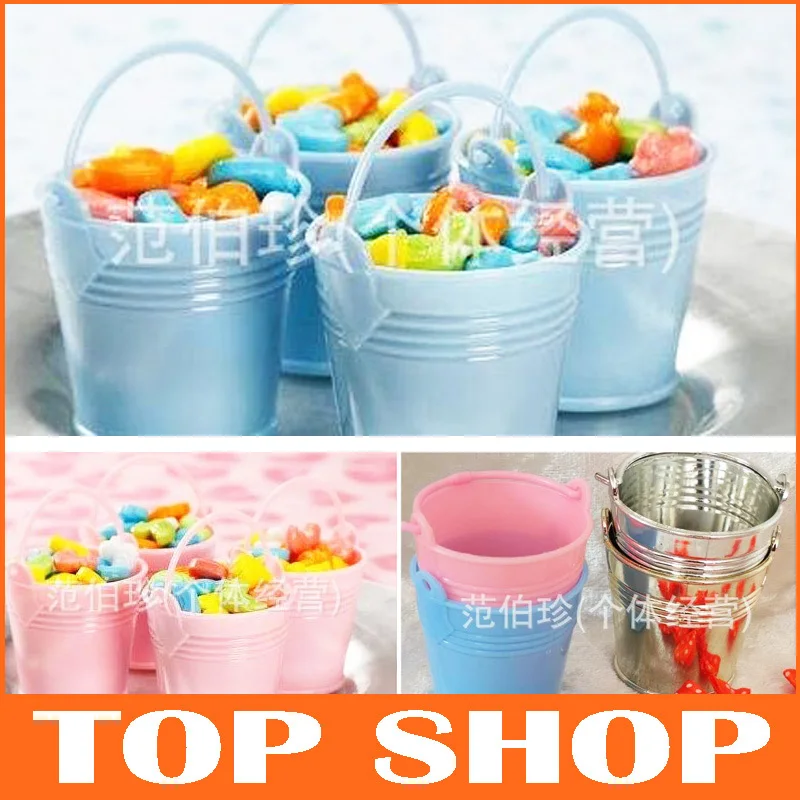 Candy Box Chocolate Sweet Wedding Bucket 2Color Magic Crystal Barrel