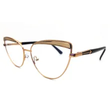 AM8116 Ann Defee оптические металлические очки кошачья оправа для женщин очки по рецепту очки полная Рамка обод очки